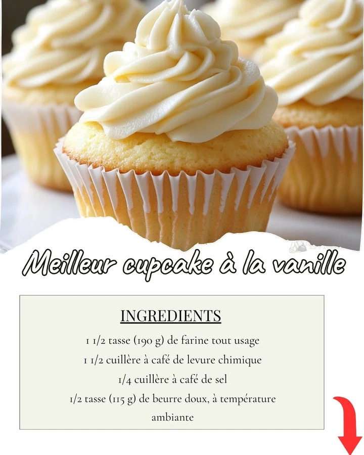 Meilleur Cupcake à la Vanille