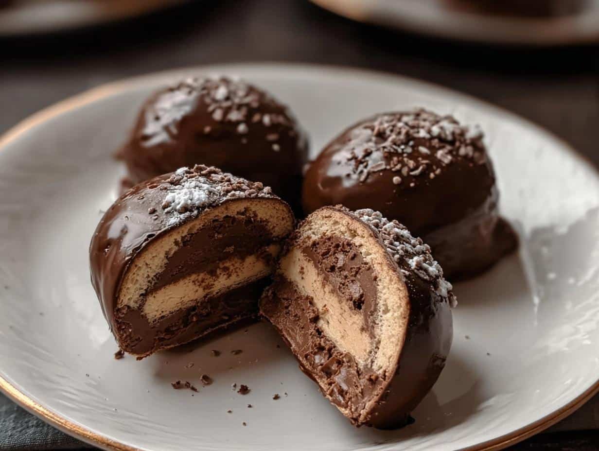 Amazing Chocolate Maritozzi: 1 Easy Recipe - Chocolate Maritozzi - additional detail