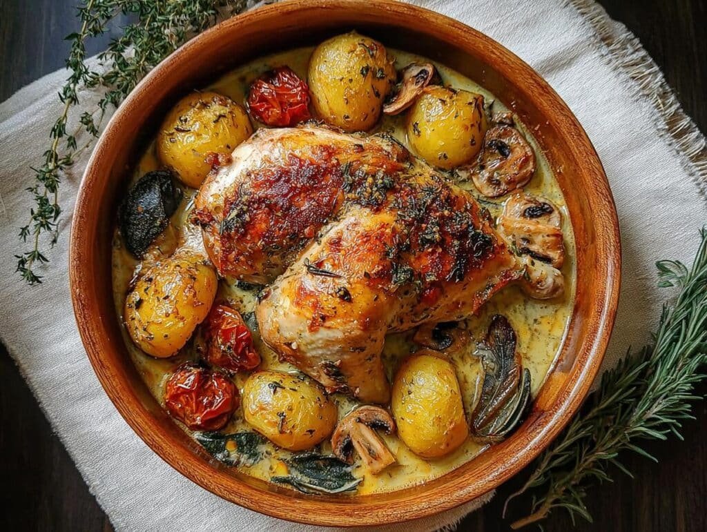 Herb Roasted Chicken Creamy