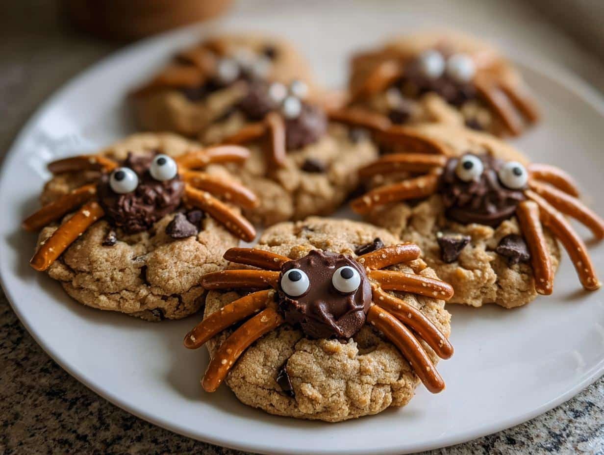 Irresistible Peanut Butter Spider Cookies: 10+ Spooky Delights - Peanut Butter Spider Cookies - additional detail