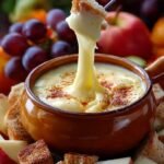 Apple Cider Cheese Fondue