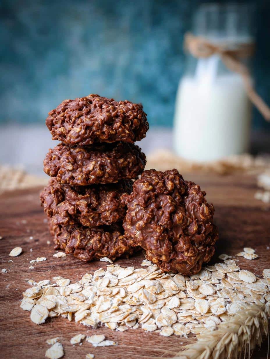 Amazing Bake Chocolate Oatmeal Cookies: 1-Minute Secret - Bake Chocolate Oatmeal Cookies - main visual representation