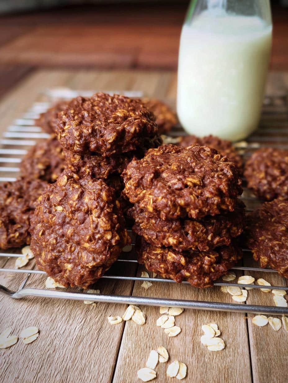 Amazing Bake Chocolate Oatmeal Cookies: 1-Minute Secret - Bake Chocolate Oatmeal Cookies - additional detail