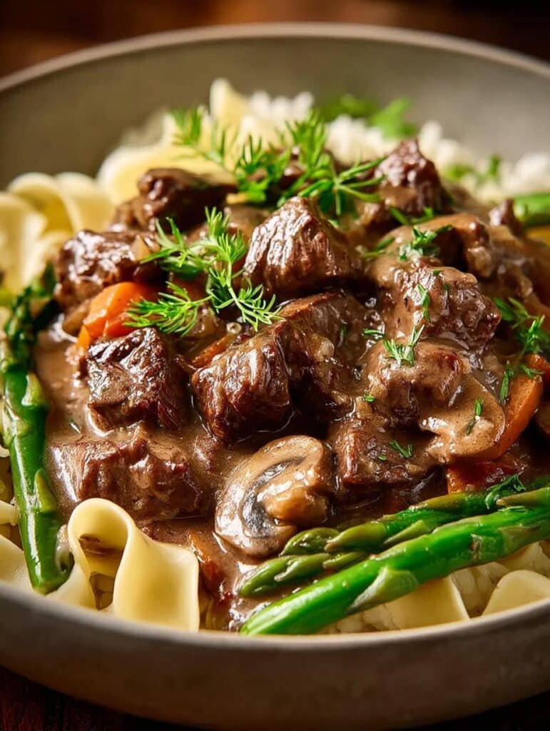 Beef Stroganoff For Star