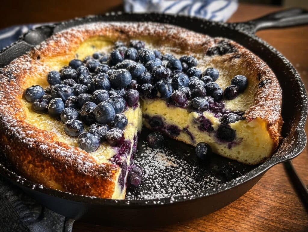 Blueberry Lemon Dutch Baby