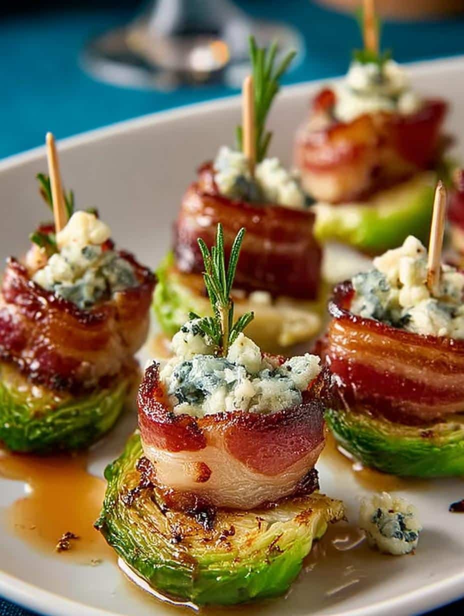Flavor-Packed Brussels Bacon Blue Cheese Bites to Love - Brussels Bacon Blue Cheese - additional detail