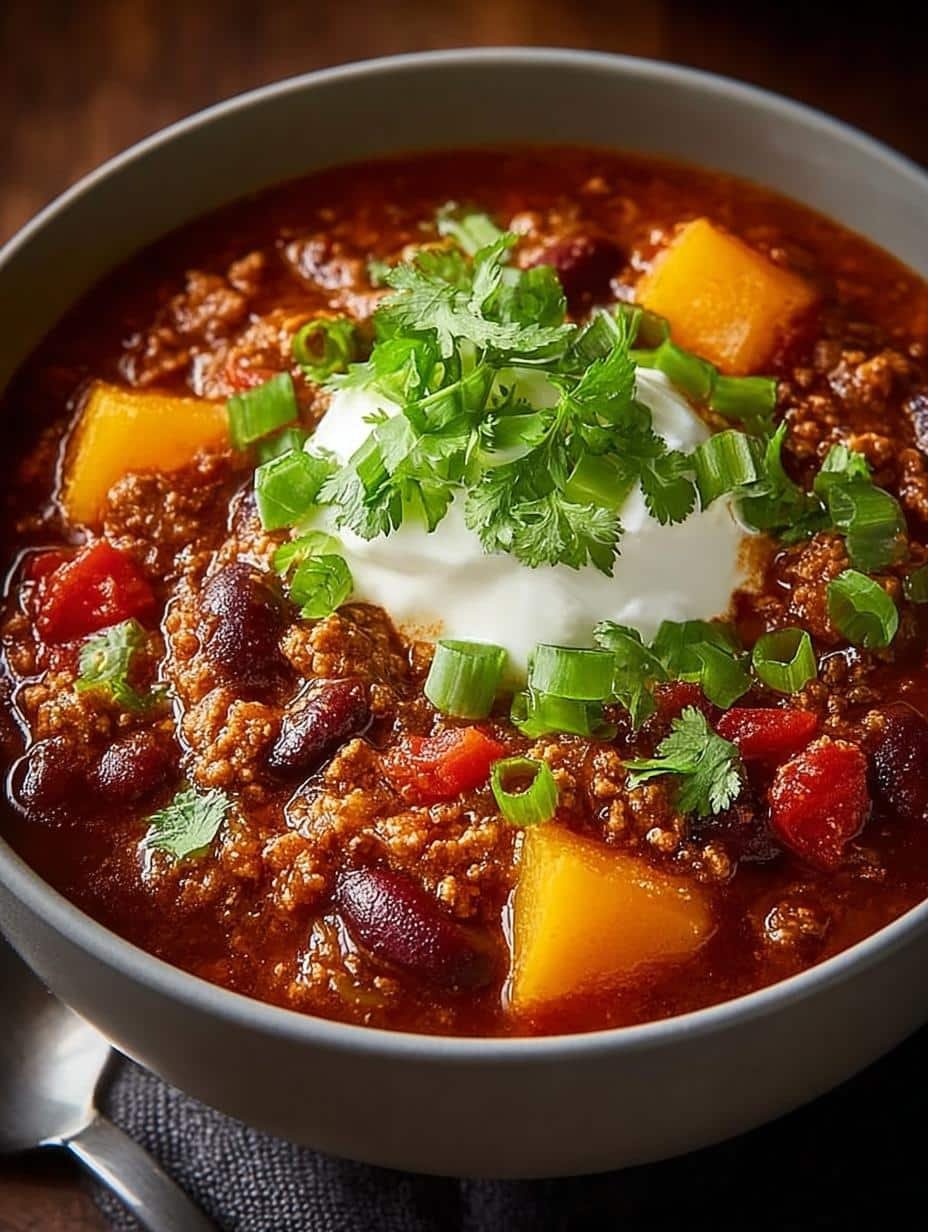 Delicious Butternut Squash Chili: 7 Simple Steps - Butternut Squash Chili - additional detail