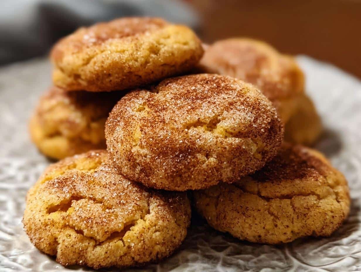 Chewy Pumpkin Snickerdoodle Cookies: 1 Amazing Fall Treat - Chewy Pumpkin Snickerdoodle Cookies - additional detail