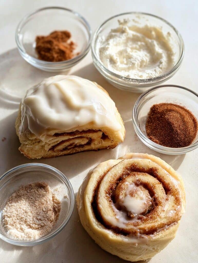 Cinnamon Roll Cookies Icing