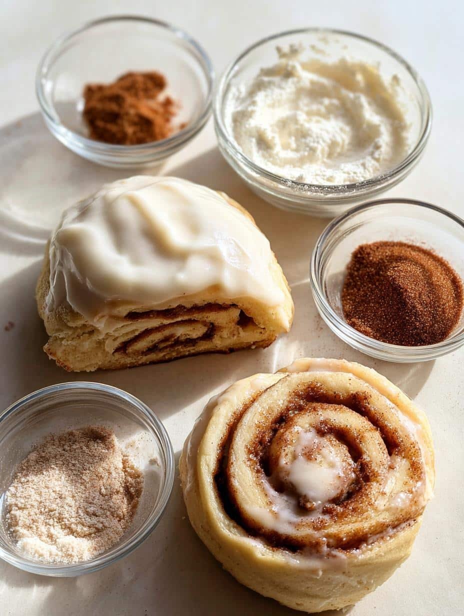 Cinnamon Roll Cookies Icing