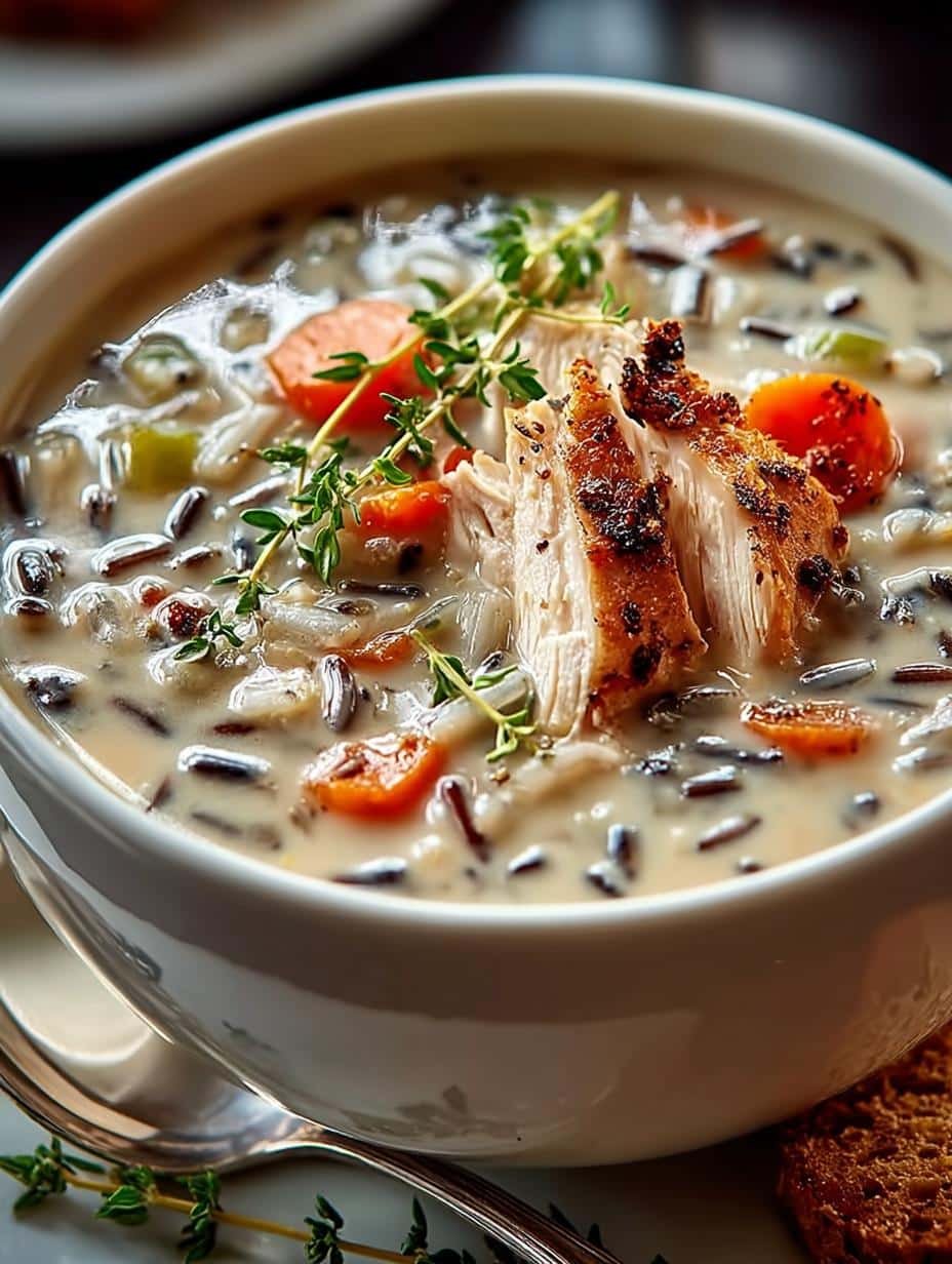 Creamy Flavorful Turkey Wild Rice Soup: A Comforting Meal - Creamy Flavorful Turkey Wild - additional detail
