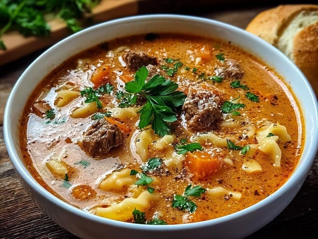 Creamy Parmesan Italian Beef