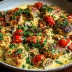 Creamy Pepperoncini Chicken Skillet