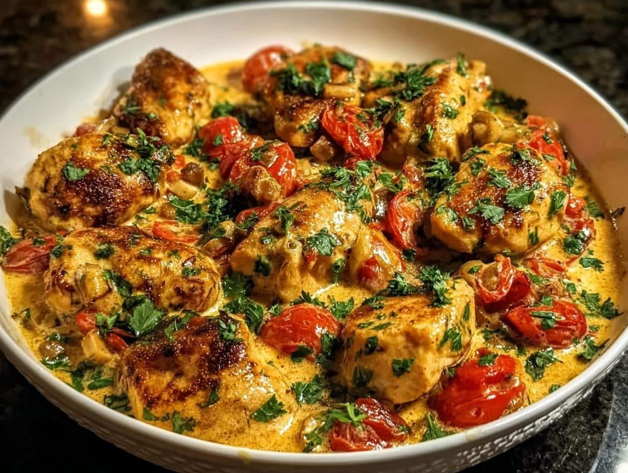 Creamy Pepperoncini Chicken 2 Ways - Creamy Pepperoncini Chicken Skillet - additional detail