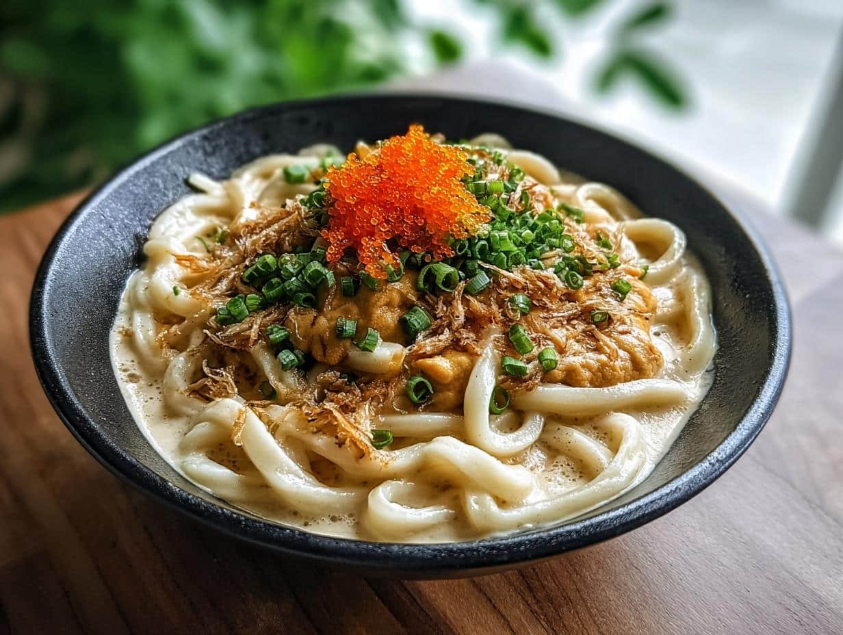 Creamy Uni Udon: A Rich 1-Pan Masterpiece - Creamy Uni Udon - main visual representation