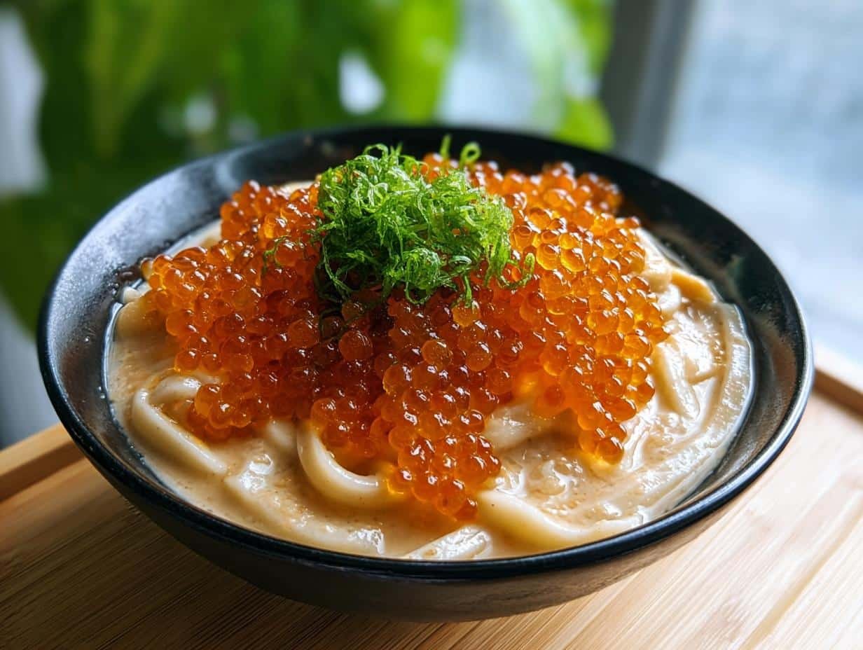 Creamy Uni Udon: A Rich 1-Pan Masterpiece - Creamy Uni Udon - additional detail