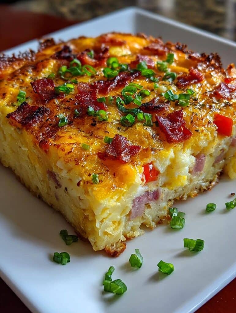 Denver Omelette Hashbrown Casserole