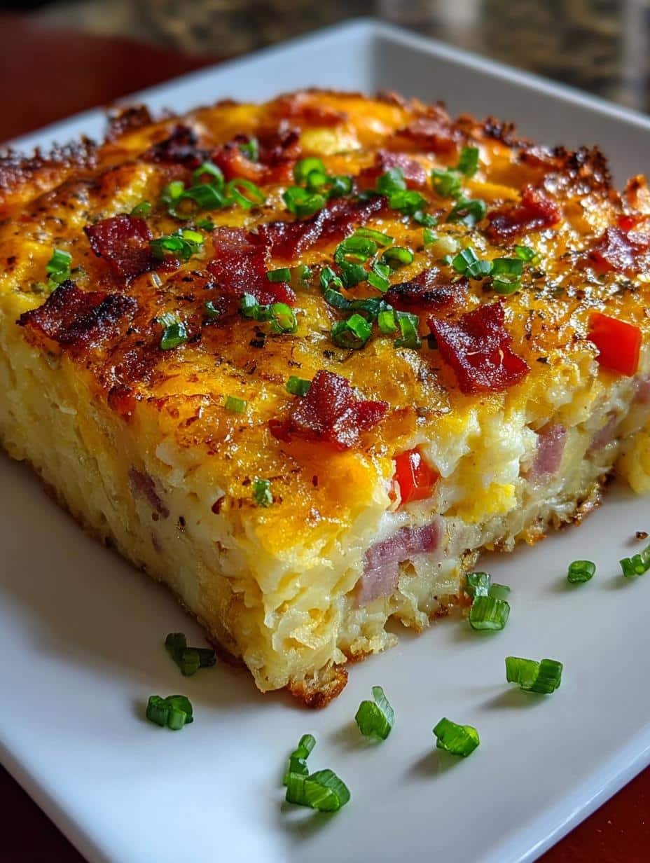 Denver Omelette Hashbrown Casserole