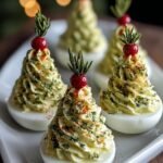 Deviled Egg Christmas Trees