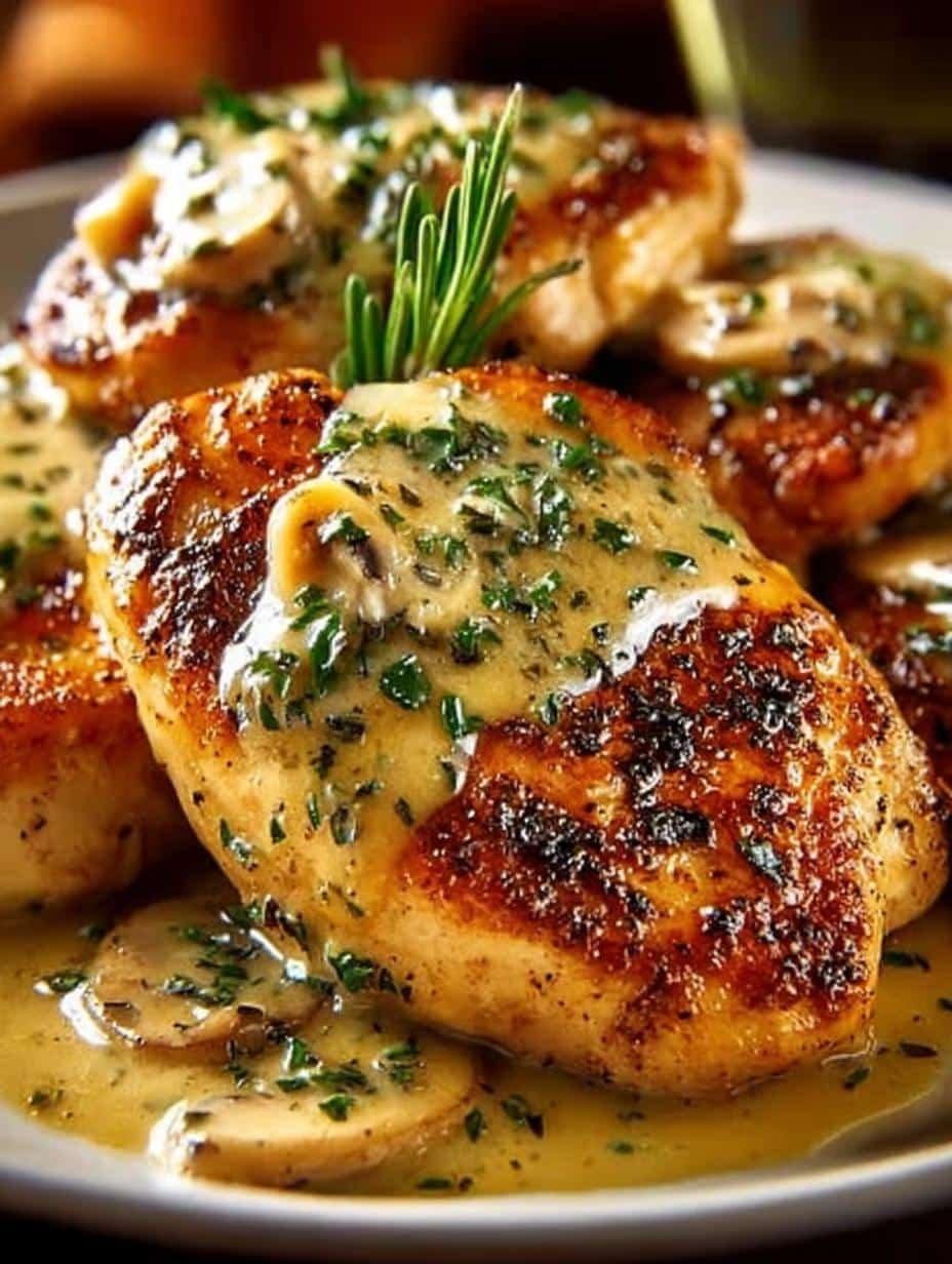 Dijon Chicken Garlic Wine