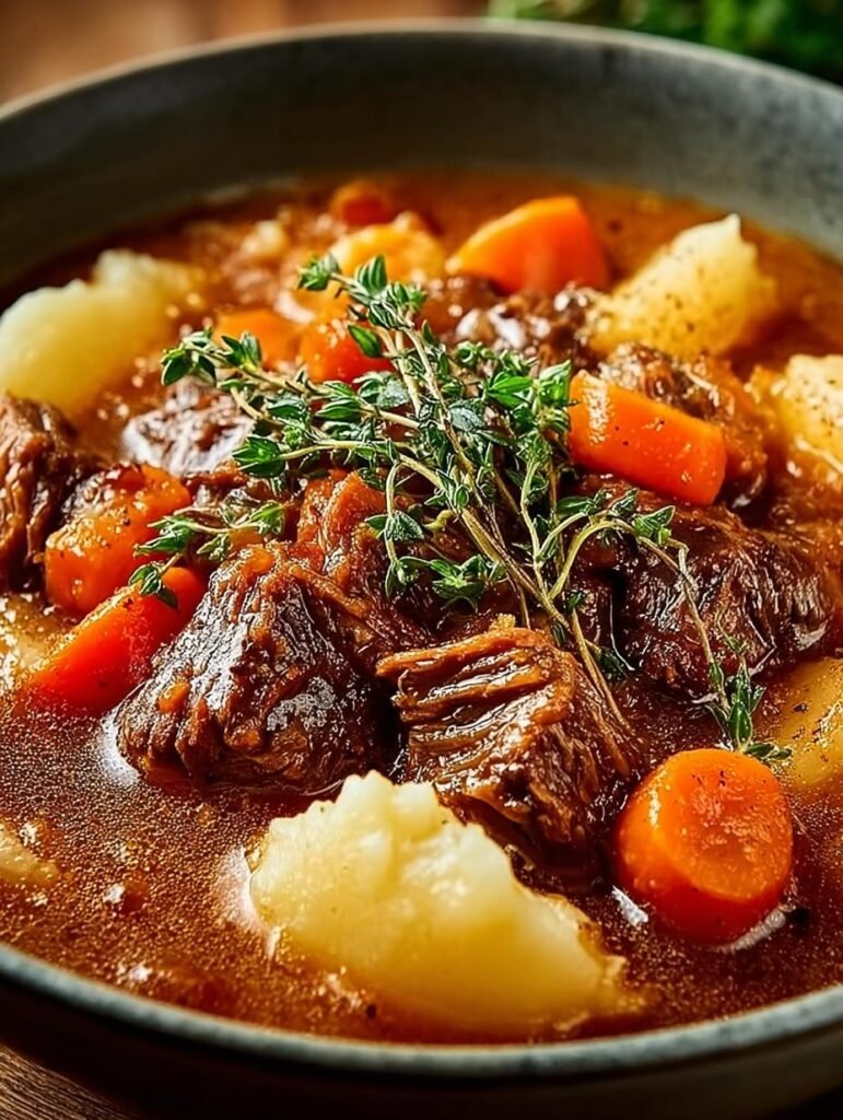 Fall Apple Cider Stew