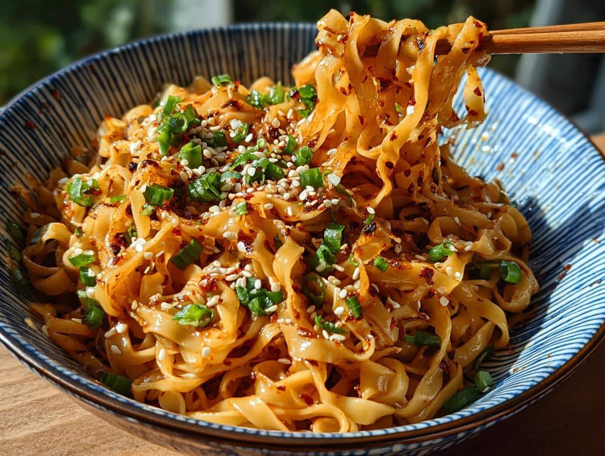 Great Garlic Chili Oil Noodles in 15 Minutes - Garlic Chili Oil Noodles - additional detail