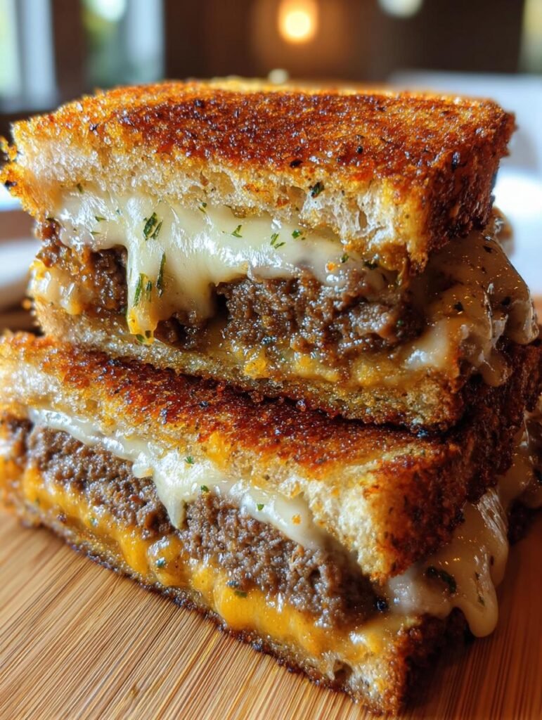 Grilled Cheese Patty Melts