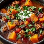 Hearty Butternut Turkey Chili