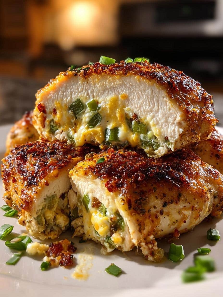 Jalapeno Popper Stuffed Chicken: 15-Minute Delight - Jalapeno Popper Stuffed Chicken - main visual representation