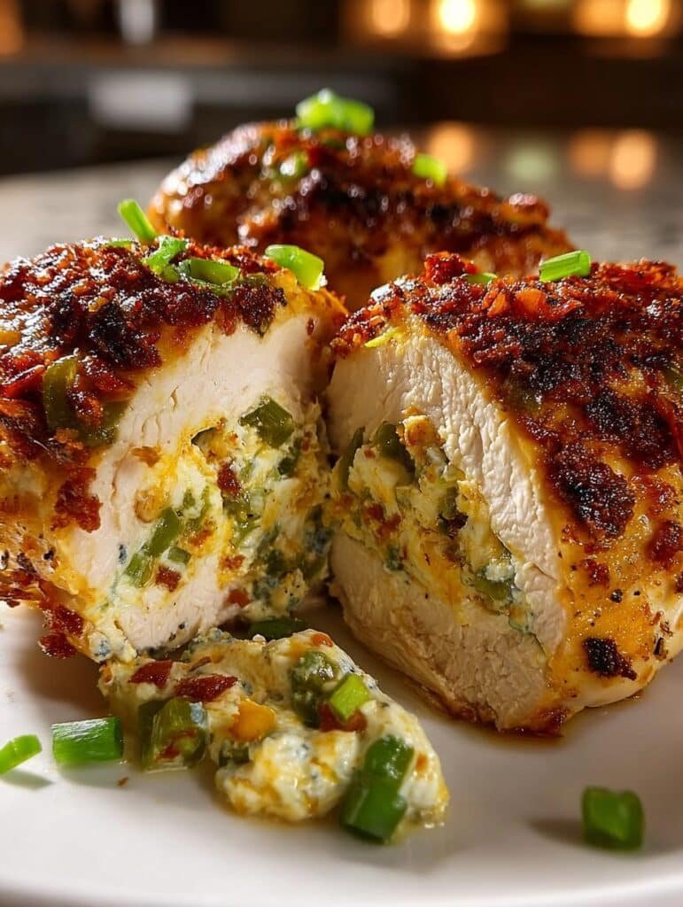 Jalapeno Popper Stuffed Chicken