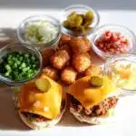 Mini Tater Tot Cheeseburgers: 5 Amazing Bites 4 Mini Tater Tot Cheeseburgers