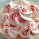Peppermint Meringue Cookies