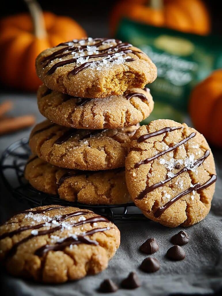 Pumpkin Spice Butter Cookies