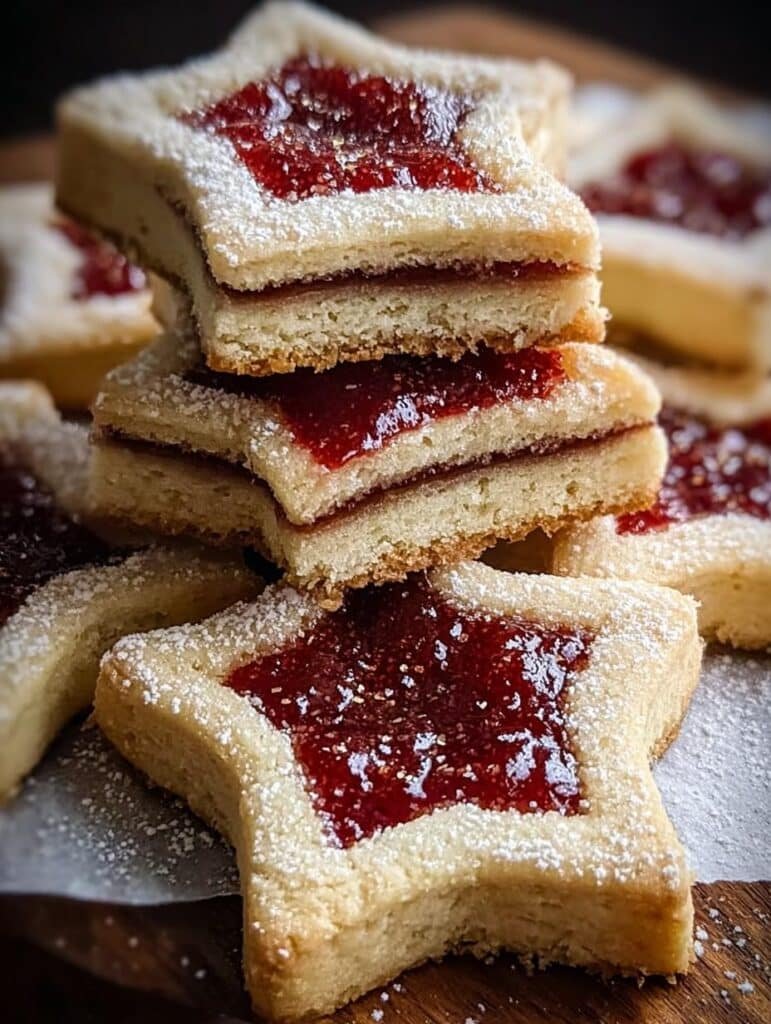 Sugar Plum Shortbread Cookies