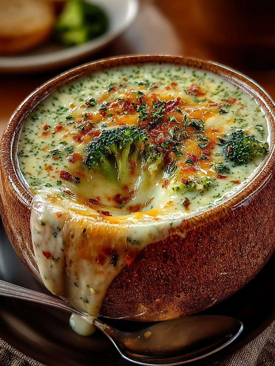 Creamy Broccoli Cheese Soup in Bread Bowls: 7 Reasons to Love - Broccoli Cheese Soup - main visual representation