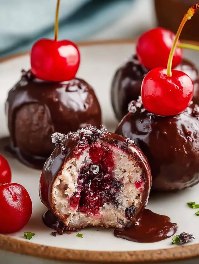 Cherry Bourbon Balls