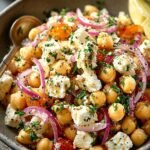 Chickpea Feta Salad