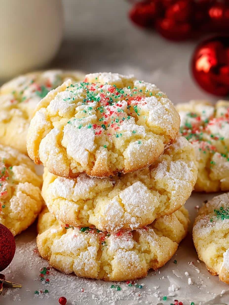 Christmas Gooey Butter Cookies: 7 Reasons to Love Them - Christmas Gooey Butter Cookies - additional detail