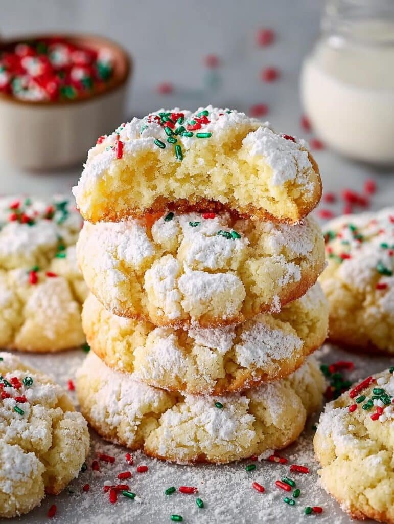 Christmas Gooey Butter Cookies