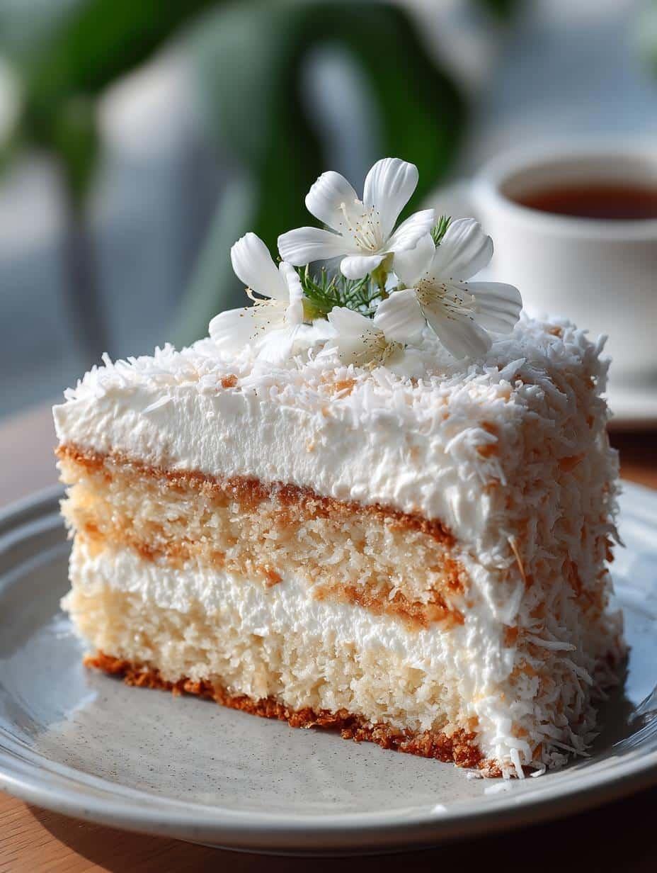 Delicious Coconut Cloud Cake: 7 Steps to Bliss - Coconut Cloud Cake - additional detail