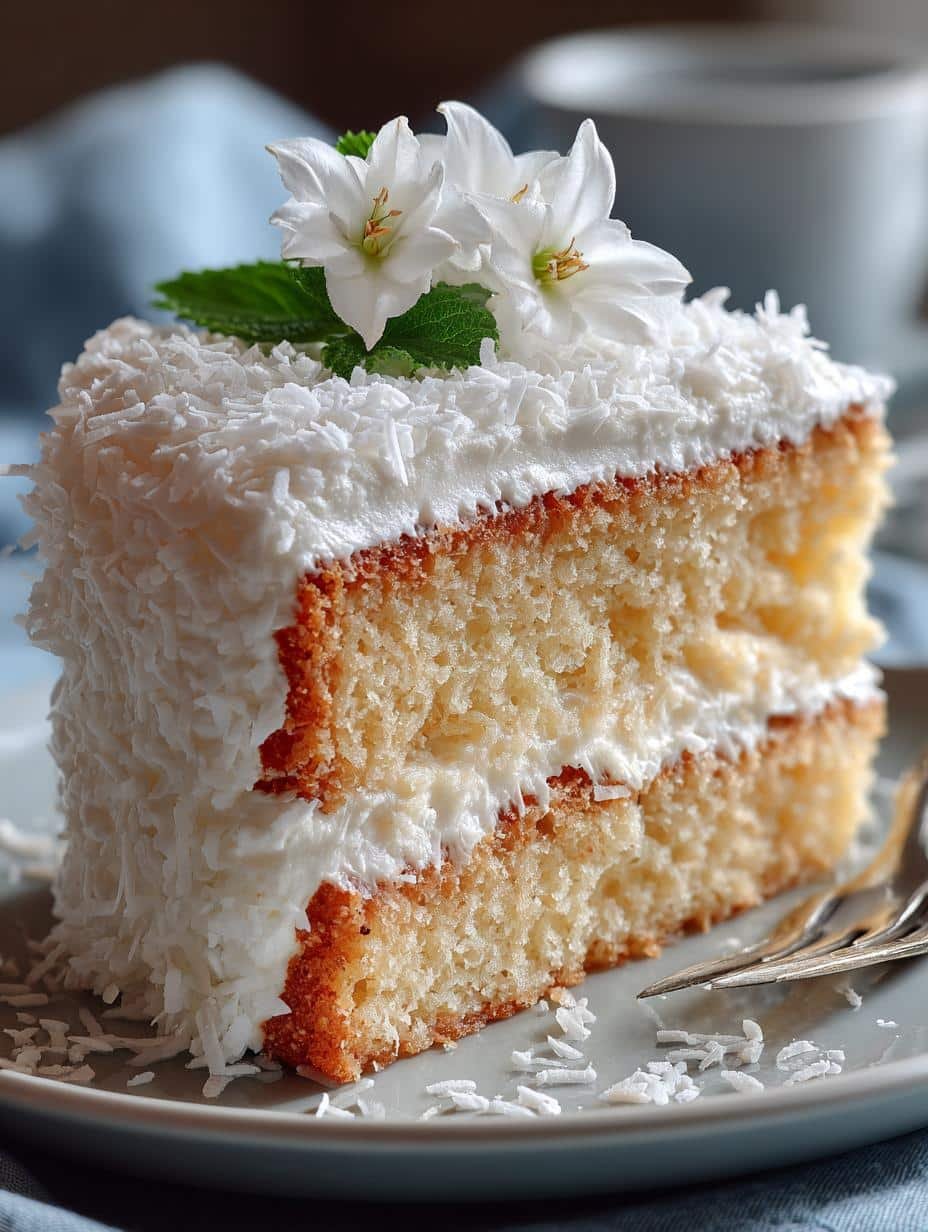 Coconut Cloud Cake