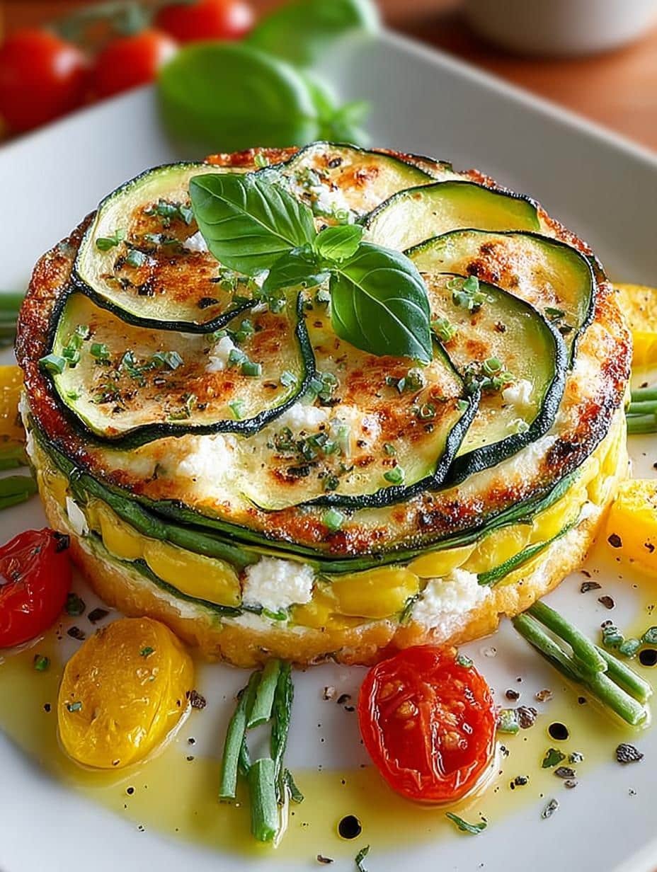 Flavor-Packed Corn Zucchini Goat Cheese Quiche Recipe - Corn Zucchini Goat Cheese - main visual representation