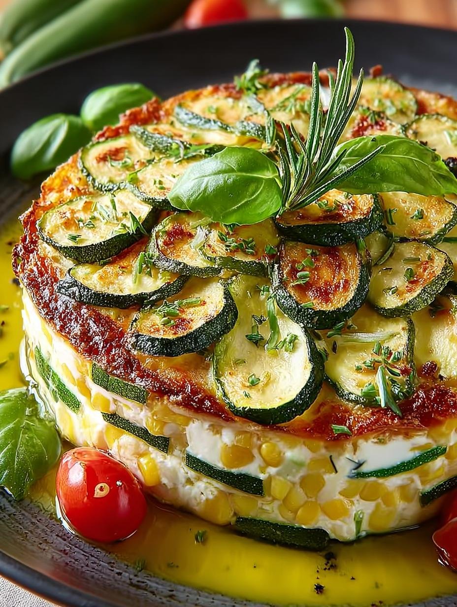 Corn Zucchini Goat Cheese