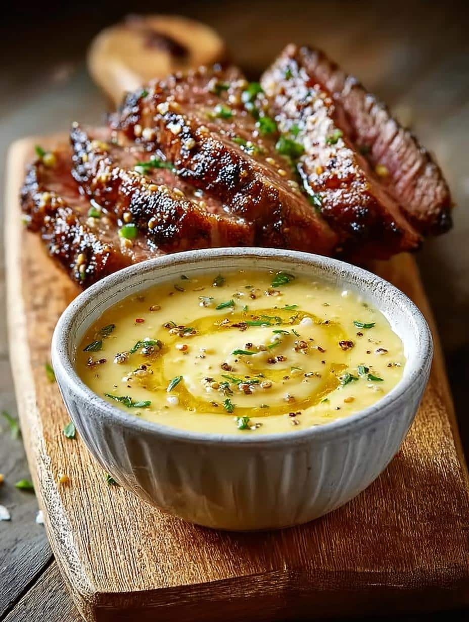 Bold and Zesty Cowboy Butter Dipping Sauce Recipe 2 Bold and Zesty Cowboy Butter Dipping Sauce Recipe - Cowboy Butter Dipping Sauce - main visual representation
