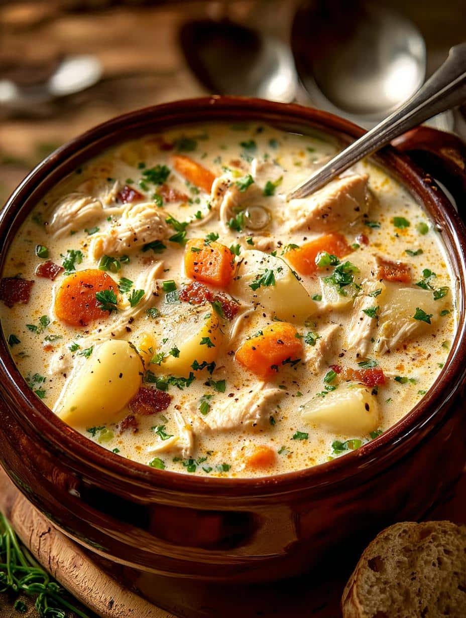 Hearty Creamy Chicken Potato Soup for Cozy Nights - Creamy Chicken Potato Soup - main visual representation