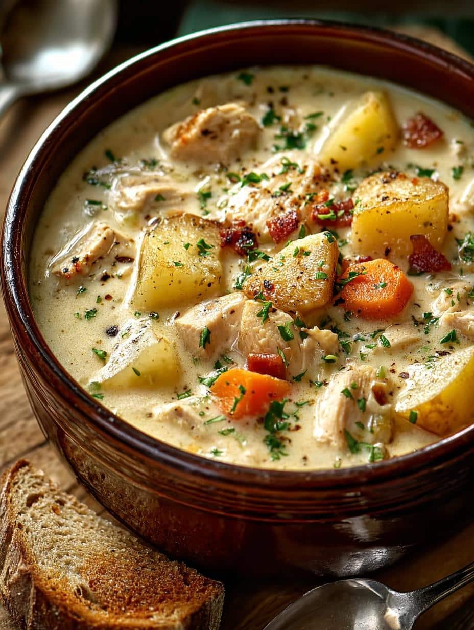 Creamy Chicken Potato Soup