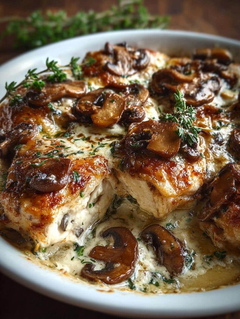 Creamy Mushroom Chicken Bake: 45-Minute Comfort Food - Creamy Mushroom Chicken Bake - main visual representation