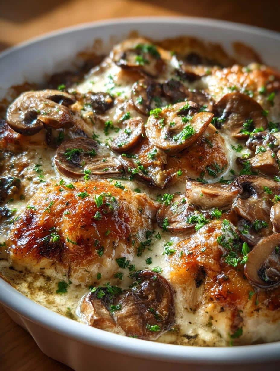 Creamy Mushroom Chicken Bake: 45-Minute Comfort Food - Creamy Mushroom Chicken Bake - additional detail