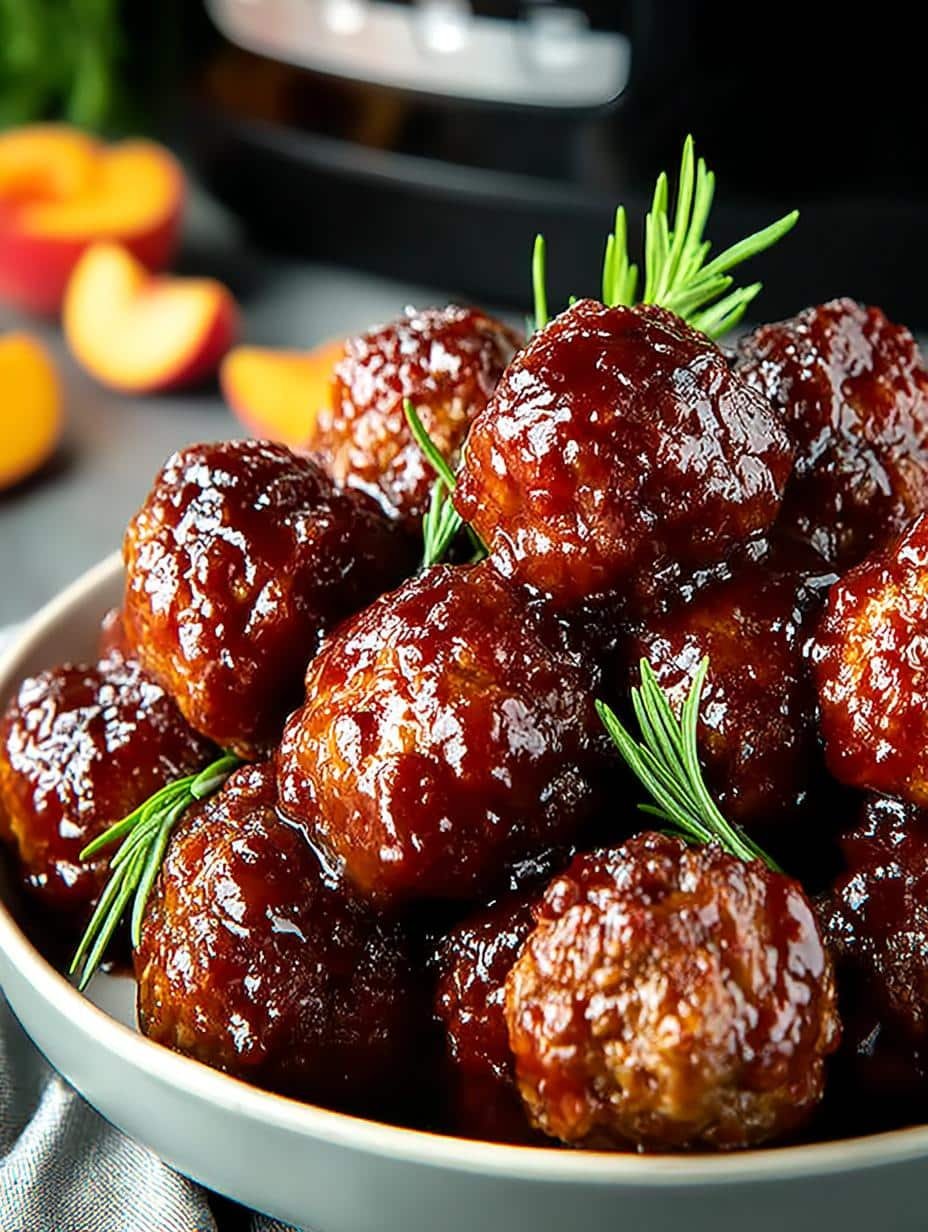 Crockpot BBQ Peach Meatballs: 5 Irresistible Ways to Enjoy - Crockpot Bbq Peach Meatballs - main visual representation