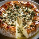 Garlic Herb Baked Brie